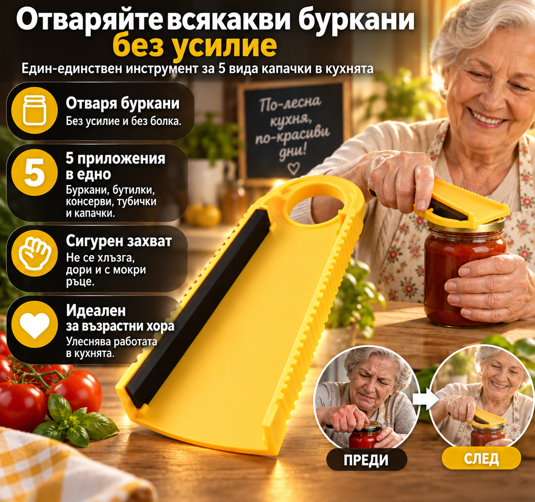Многофункционален Отварач 5-в-1 MultiOpen™