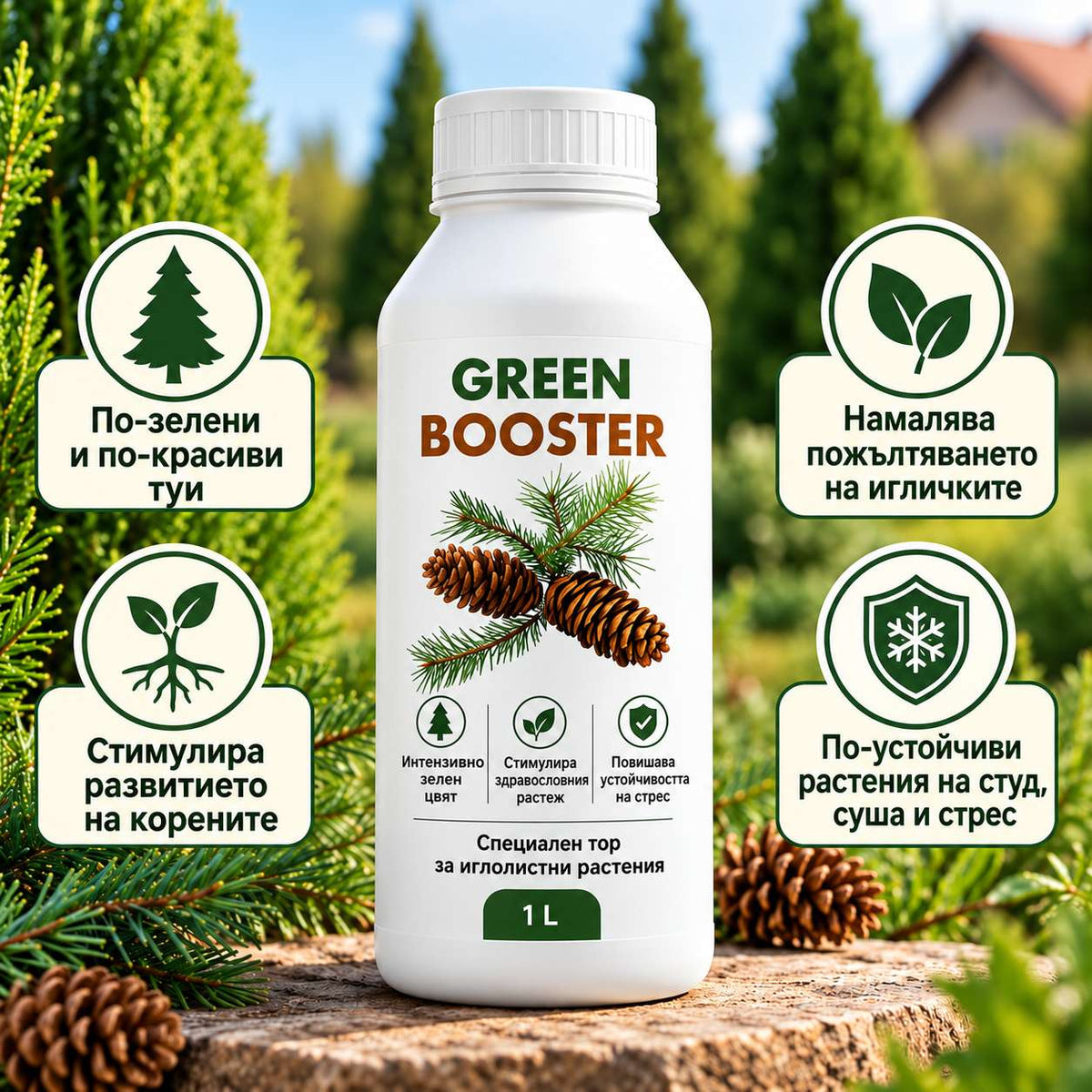 Тор за туи и иглолистни растения GreenBoost™