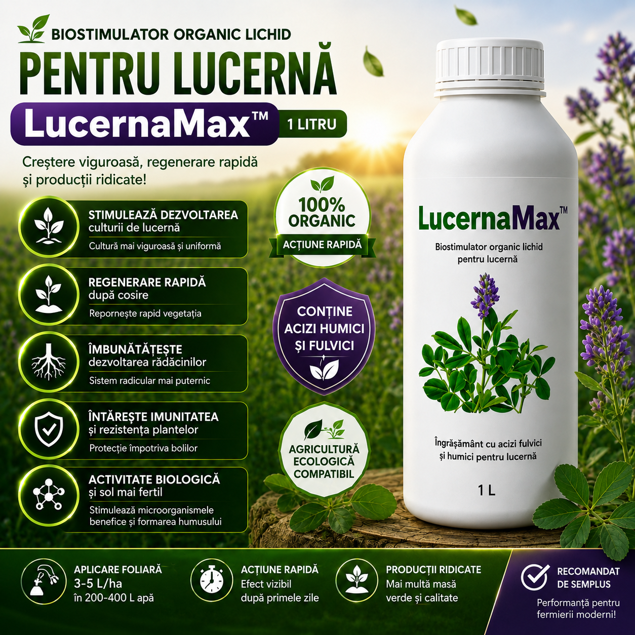 Биостимулатор за люцерна – LucernaMax™